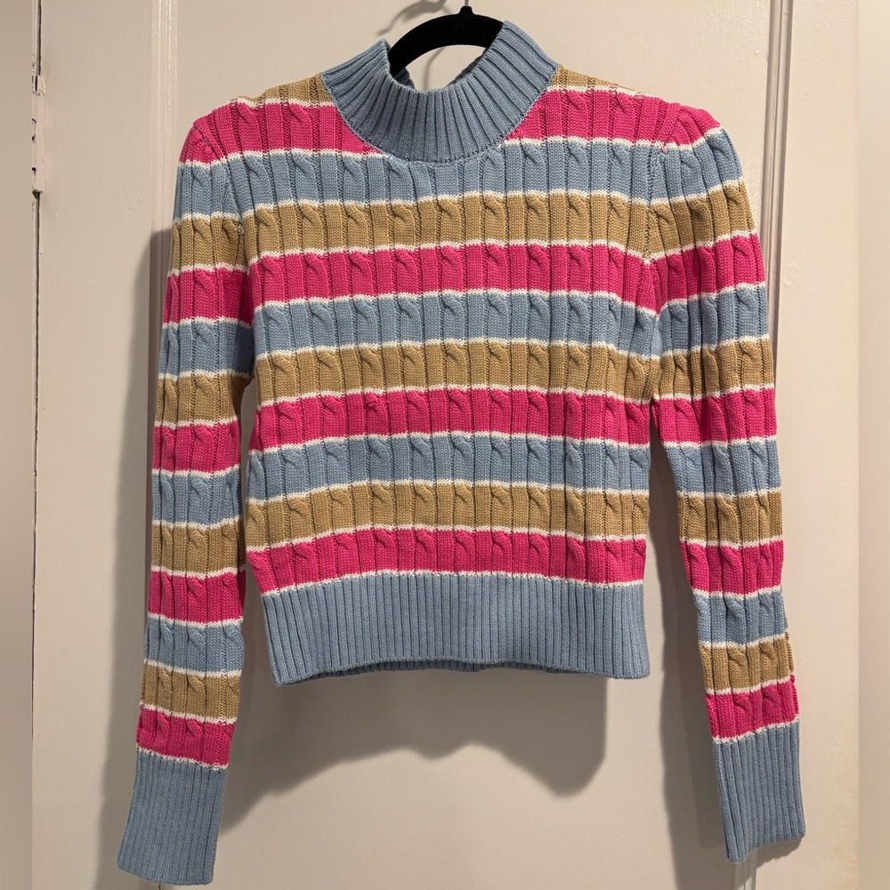 ee:some Striped Multicolor Women's Sweater